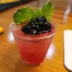 Blackberry Tangle cocktail with Madrona Garden Club Gin